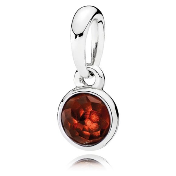 Pandora January Droplet AND matching Petite Locket Charm (*Discounted Shipping*) - Picture 2 of 3